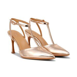 Naturalizer Astrid Rose Gold Strappy Party Heel Size 10 W  NEW